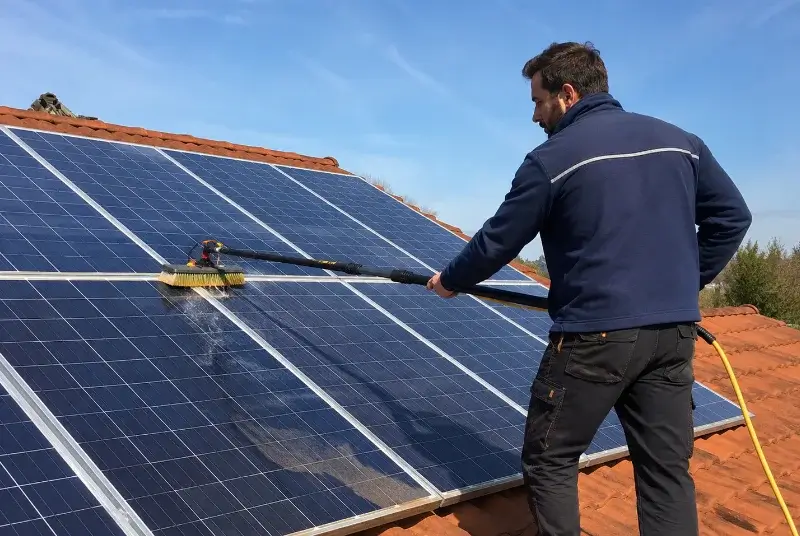 Nettoyage et entretien de panneaux solaires à Pépieux